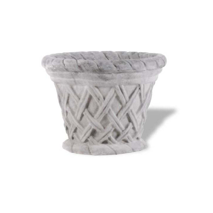 Amedeo Design Basket Weave Resin Stone Pot Planter Wayfair